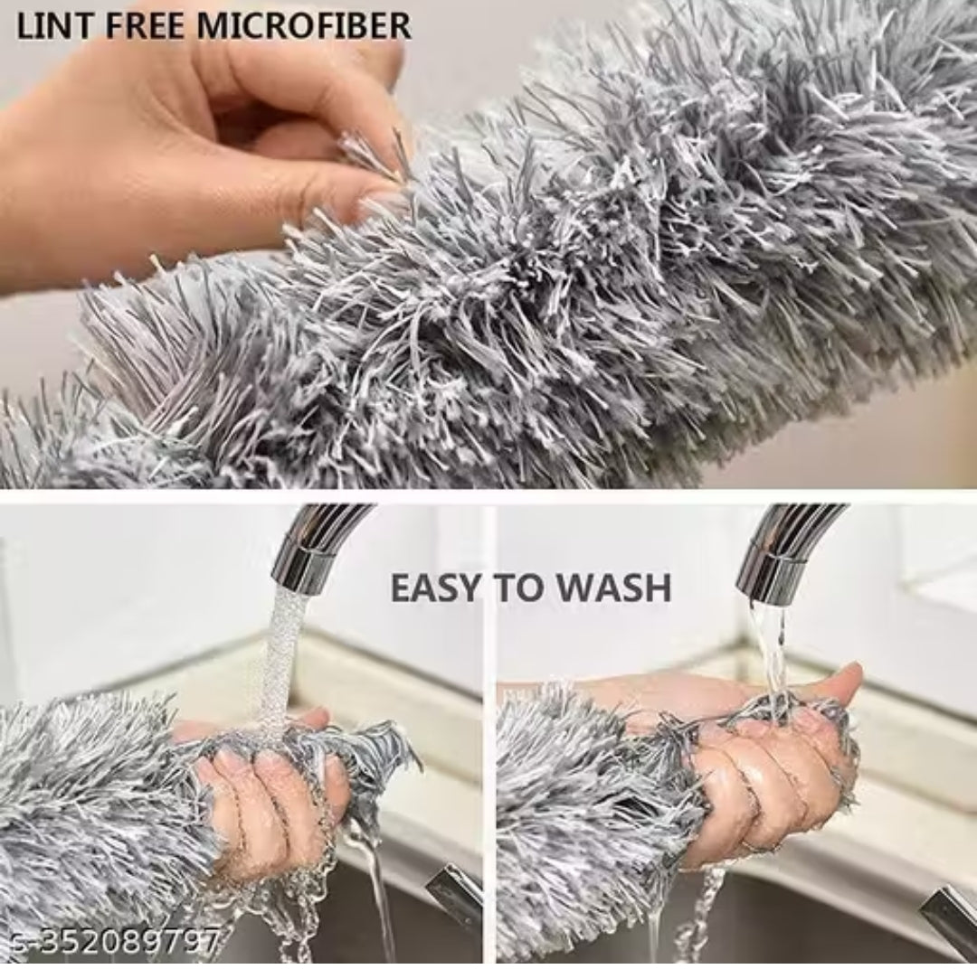 Telescopic Microfiber Duster for Ceiling Fan, Wall, and Home Cleaning