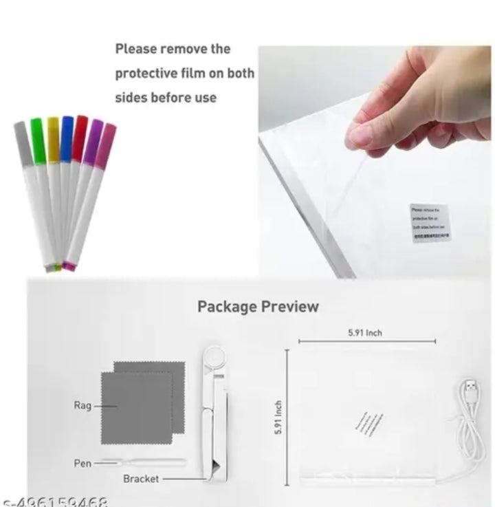 Optical drawing tracing board