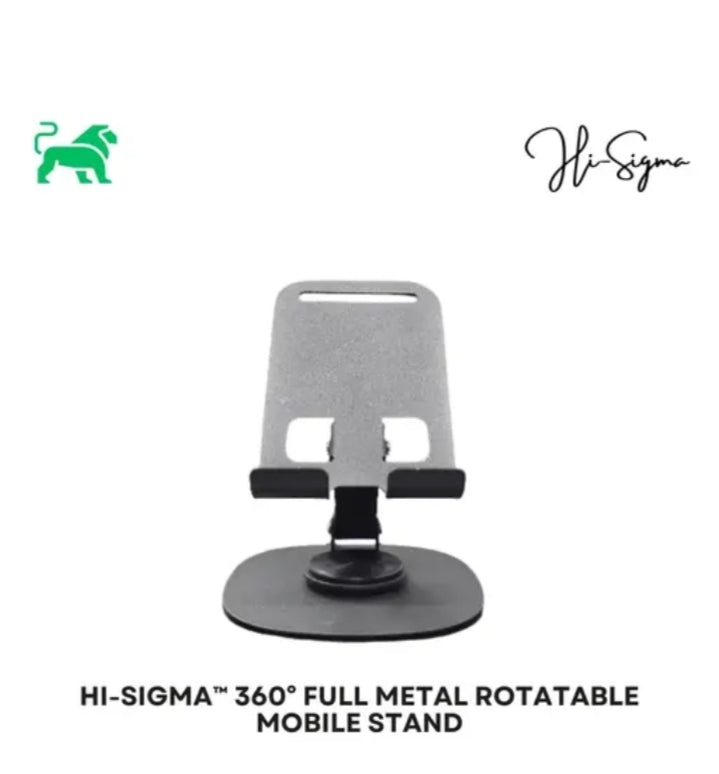 Hi-Sigma™ 360° Full Metal Rotatable Mobile Stand