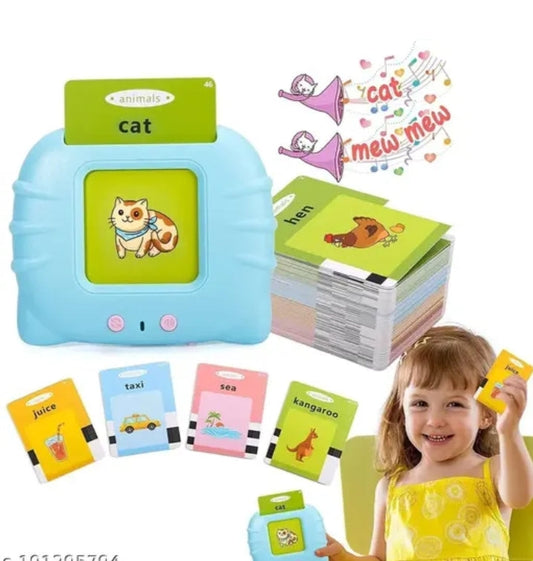 Interactive Card Early Education Device for Kids – Audio Learning Machine with Flash Cards